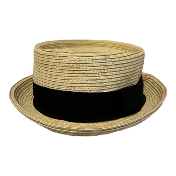 Epvch Accessories - Epvch Pork Pie Derby Straw Hat